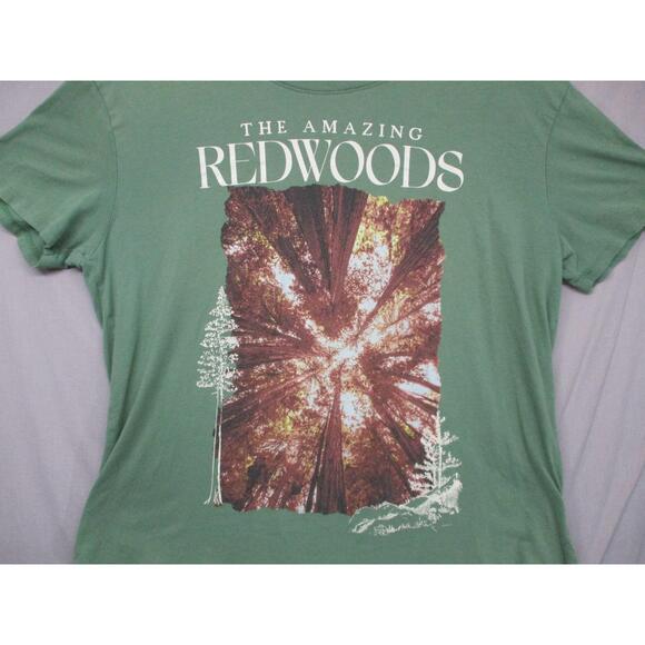 Time And Tru Green Graphic California T-Shirt Unisex Size XL 5oz - Picture 3 of 10